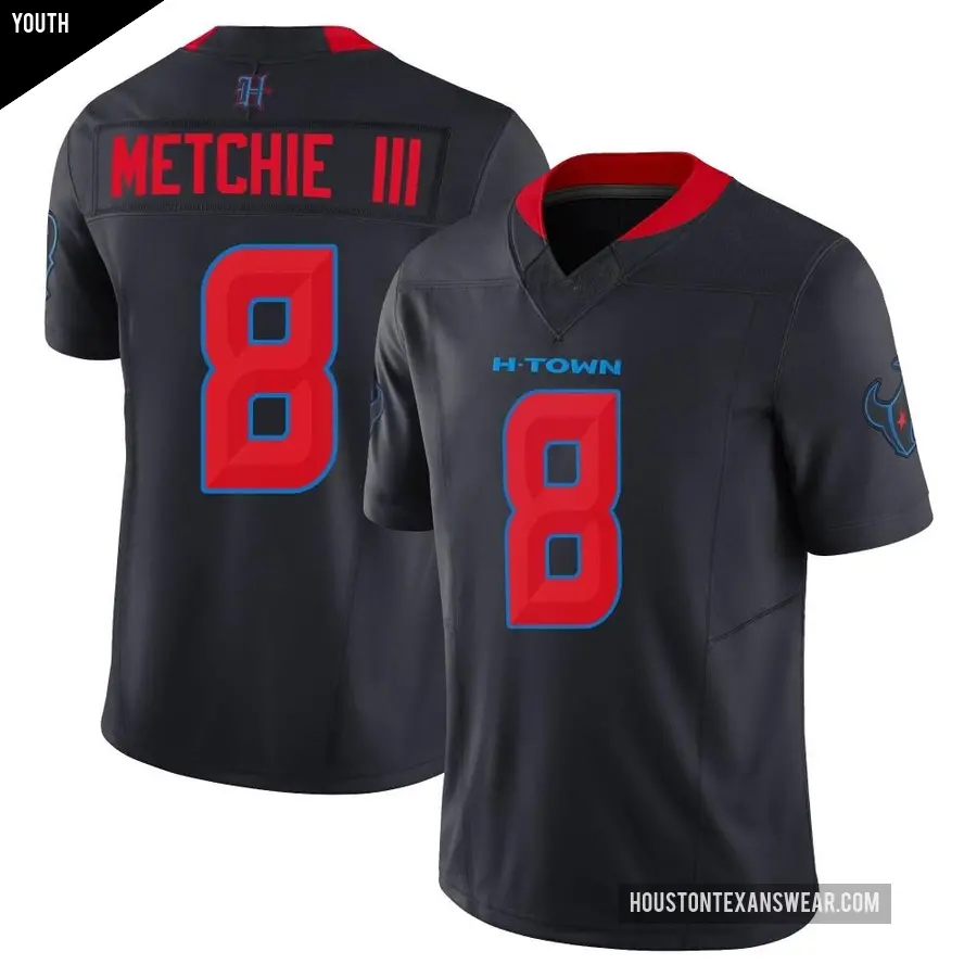 Youth Houston Texans ＃8 John Metchie III Navy Limited 2nd Alternate Vapor F.U.S.E. Jersey